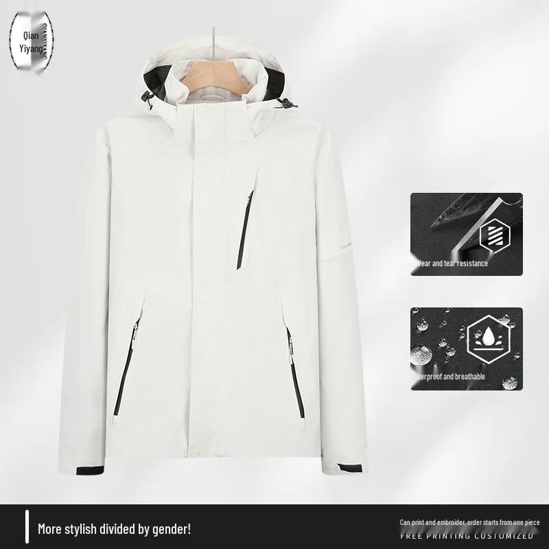 Унисекс Легкая Водонепроницаемая Куртка для Активного Отдыха M