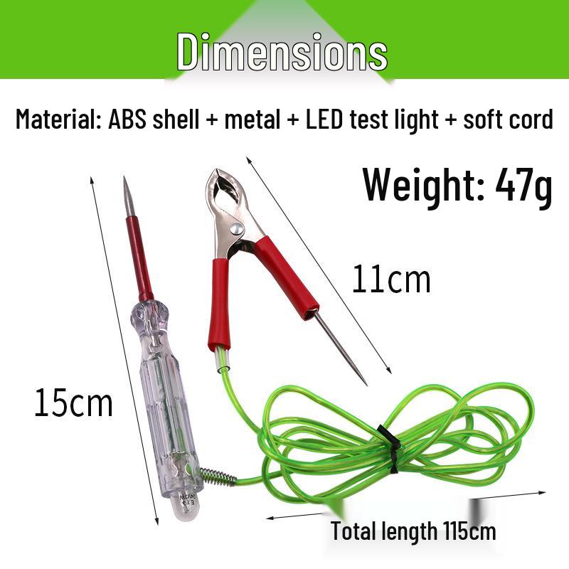 Multifunctional 12V/24V Car Circuit Test Pen for Vehicle Repair and Wire Signal Detection