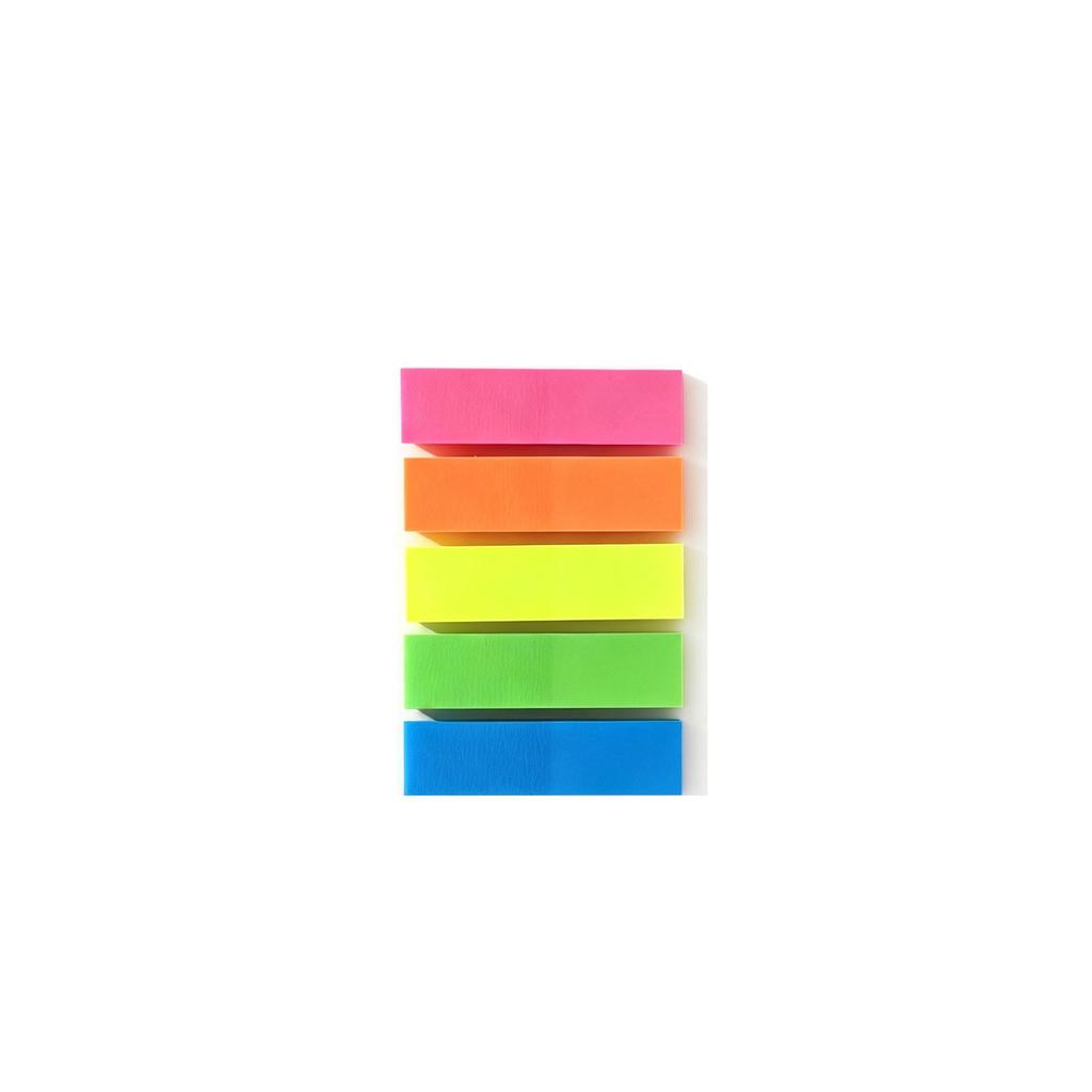 Translucent Student Key Point Marker Stickers - Fluorescent Index Labels and Sticky Notes