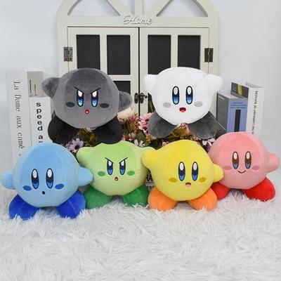 Game Star Kirby Stuffed Doll Peluche 5“ Kawaii Pink Kirby Grey Kirby Ghost Kirby Anime Plush Toys Christmas Gifts For Children
