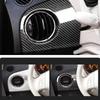 Real Carbon Fiber For Fiat 500 2007-2023 Abarth 595 695 2012-2023 Car Driver Side Air Outlet Panel Cover Trim Car Accessories