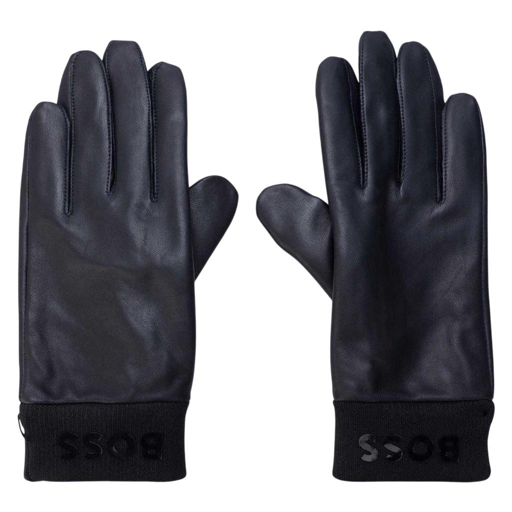 Boss Mens Lambs Leather Gloves