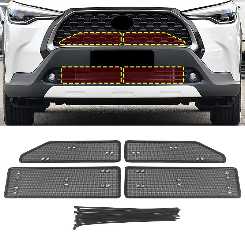 For Toyota Corolla Cross XG10 2021 2022 2023 2024 2025 Hybrid Car Front Grille Insect Screen Exterior Parts Accessories