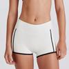 Q1R Two-Piece Color Block Fitness Shorts & V-Neck Halter Sports Bra Yoga Set - Quick-Drying & Breathable