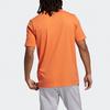 Adidas Lil Stripe Pocket Print Basketball Round Neck Short Sleeve T-Shirt Men Tops Orange Yellow GQ8378