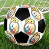 Twirlywoos Indoor Soccer Ball Colorful Machine Stitched PVC Size 5 Team Training Competition Ready Durable High-Bounce Cool Sports Gift