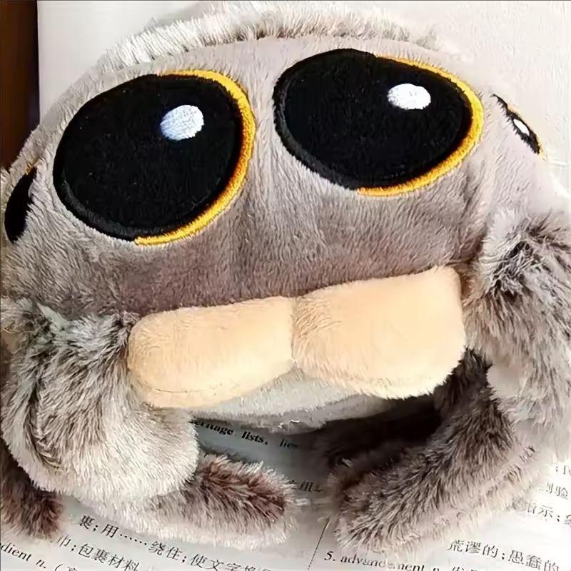 Doldurulmuş Yumuşak Hayvanlar Peluşlar Örümcek Oyuncak Siyah Küçük Lucas Simüle Yastık Bebek Anime Oyun Odası Yastık Dekor Çocuk Hediyesi