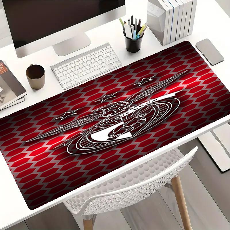 Benfica Thema Mauspads, Rutschfeste Gummiunterseite, Multifunktionales Büro- & Heimdekor, Perfekt für die Personalisierung des Arbeitsplatzes.