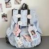 New Sweet Cool Ulzzang Ita Bag Large Capacity Casual Commuting Backpack Lightweight Casual Backpack Women's Transparent Backpack