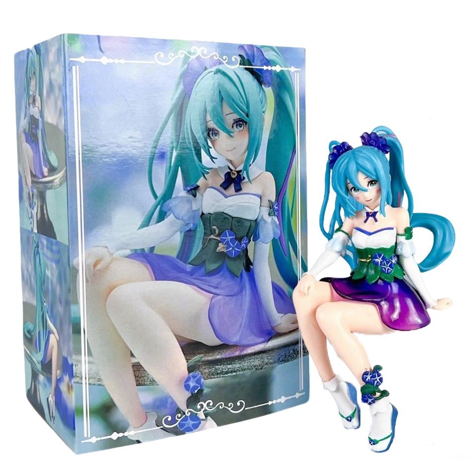 Model Toy New Animation Anime Beautiful Girl Hatsune Miku Flower Fairy Hatsune Miku Noodle Stopper Cute Handmade PVC Decorations