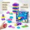 New Squishy Jelly Building Blocks Soft Stretchy Sensory Toys For Kids Teens Perfect For Party Playroom Table Decoration