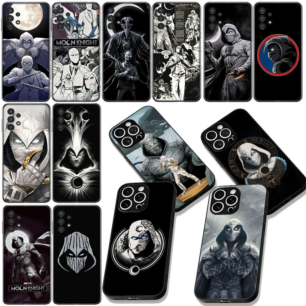 Moon Knight Marvels Marc Spector Phone Case for Samsung Galaxy S22 S21 S20 FE Ultra Plus A35 A36 A37 A33 A34 A04 A71 Cover