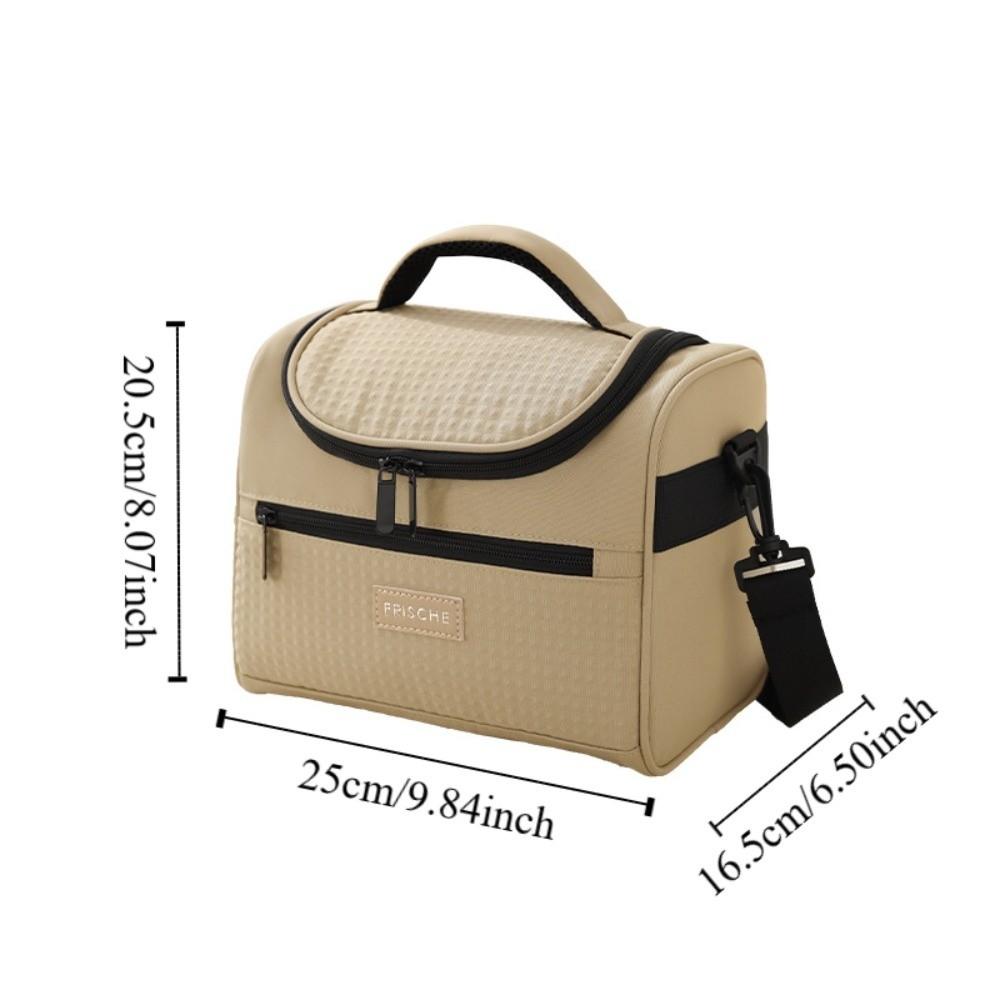 Heat Preservation Lunch Bag PEVA Insulated Bag Handbag Picnic Bag  Food Fresh