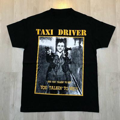 2025 Taxi Driver Film Around The Creative Design of Short-sleeved Men's and Women's Vintage Sense OS Fashion Brand Ins Y2k Hot