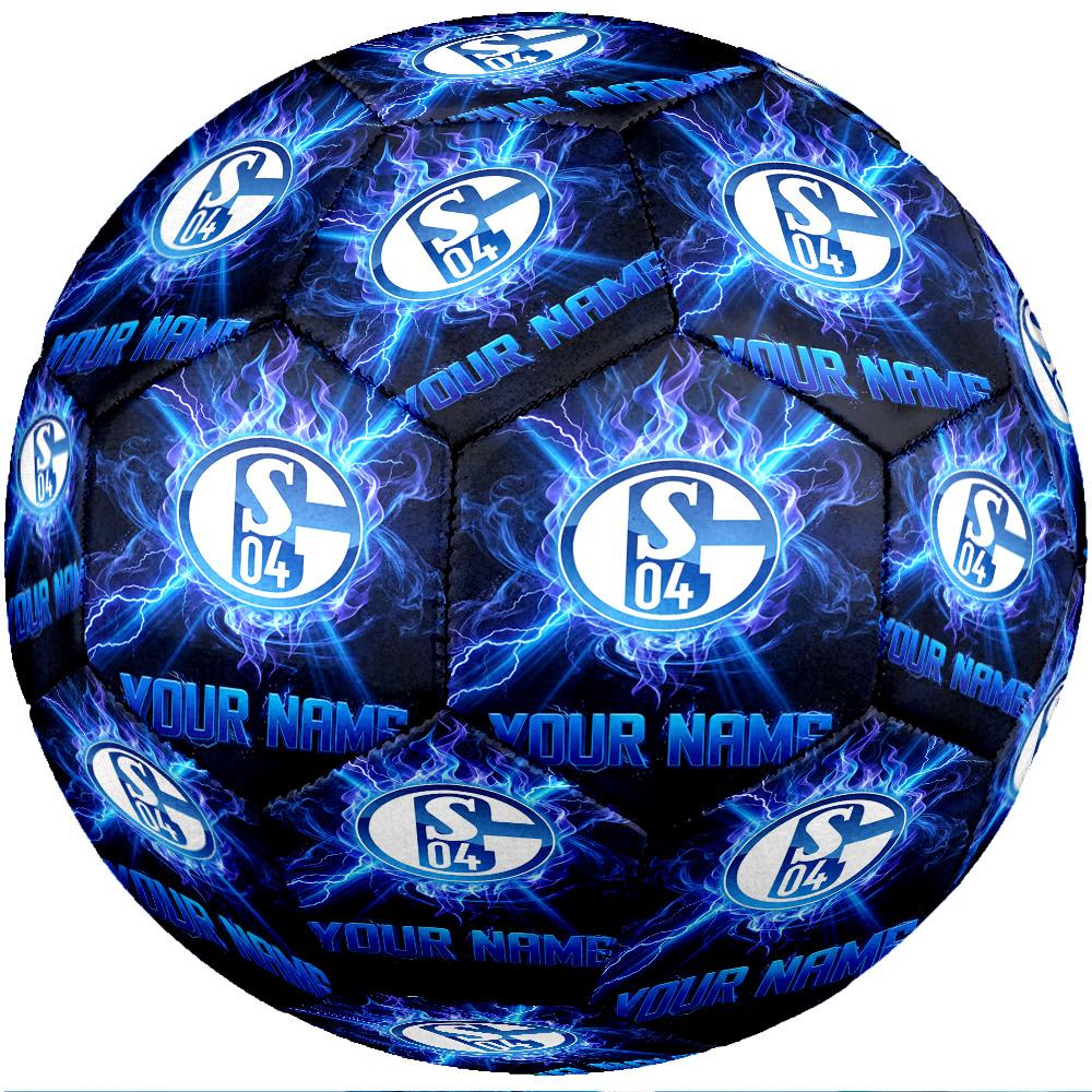 Schalke 04 FC Moda Taglia 5 Pallone da Calcio Resistente all'Usura Antiscivolo Per Allenamento Sportivo Uso Ricreativo