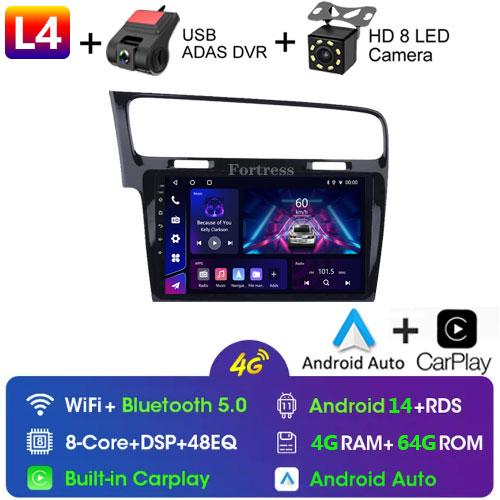 For Volkswagen VW Golf 7 2013 -2017 Android Autoradio Multimedia Video Player 4G DSP Carplay GPS Stereo Car Intelligent System