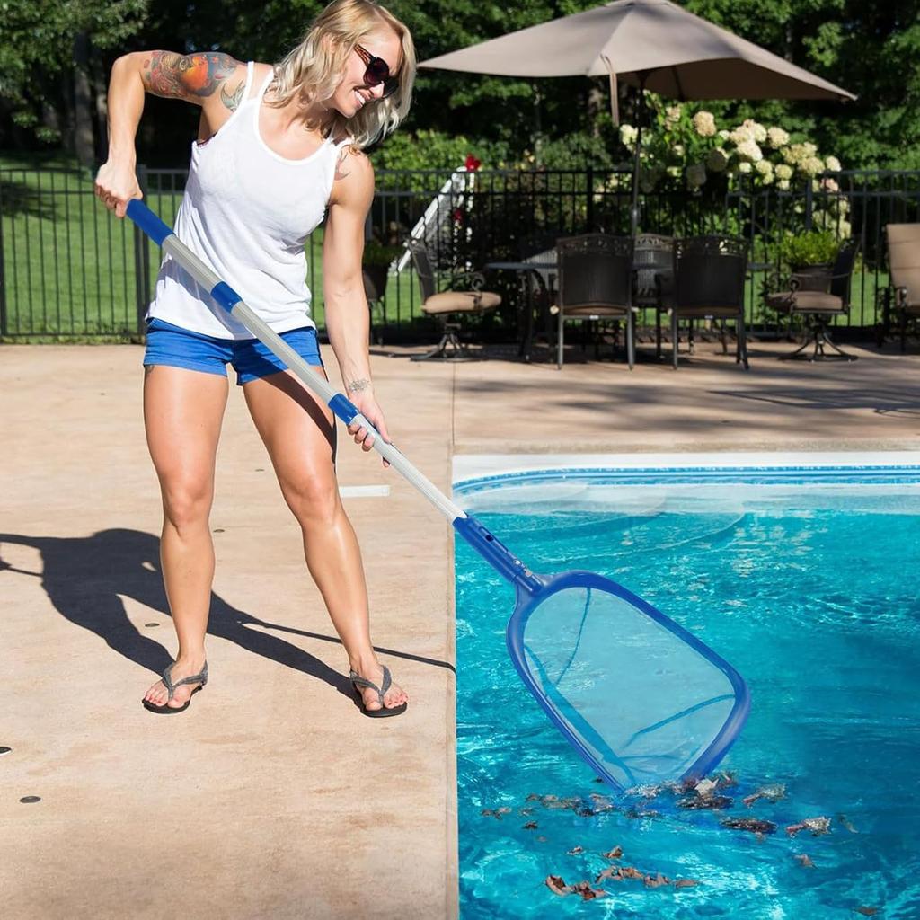 Pool Cleaners Telescopic Pool Poles Adjustable Leaf Collectors Rakes Pool Skimmers Pool Accessories Pool Cleaning Accessories