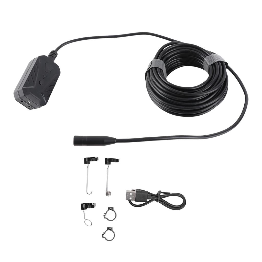 WiFi Wireless Industrial Endoscope Telephoto Zoom External Borescope Camera IP68 5MP 2560x1920 11mm