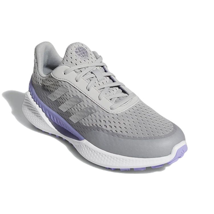 Adidas Summervent Spikeless Golf Grey Light Purple Women Sneakers Grey-Two Silver-Metallic GV9749