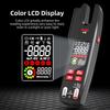 BSIDE DC AC Clamp Meter Electrical Amp Tester Open Jaw Ammeter, Infrared Thermometer with Smart Mode, 9999 Counts Multimeter VFC