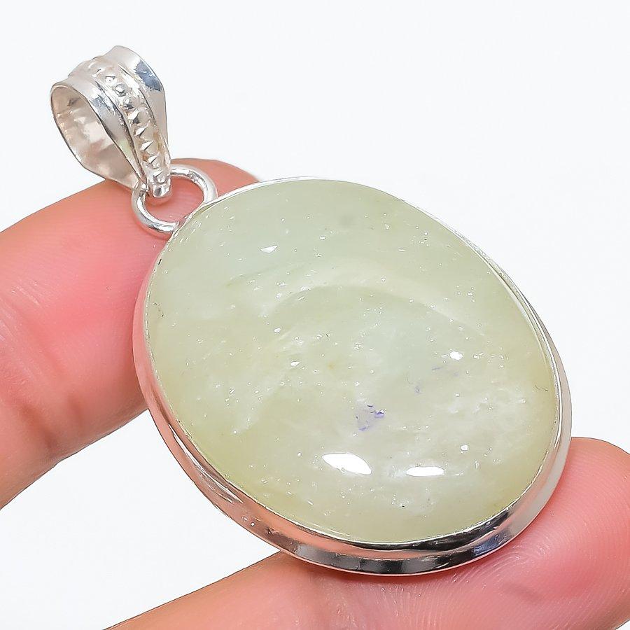 

Aquateen Gemstone Handmade 925 Steling Silver Jewelry Pendant 1.85 SU-9649