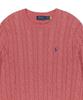 POLO RALPH LAUREN Cable Knit Cotton Sweater - Red