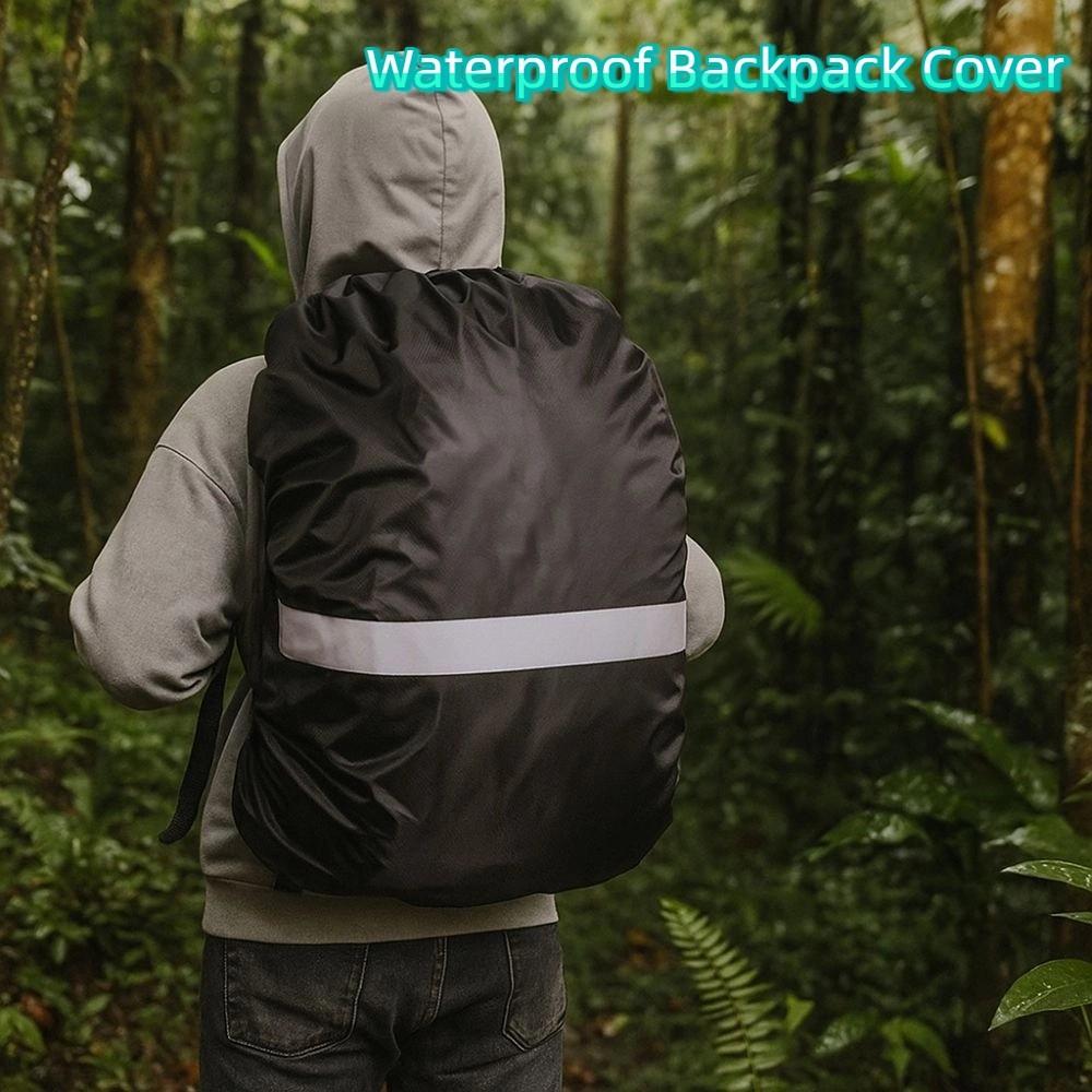 Oxford Cloth Reflective Rain Cover Adjustable Hiking Rain Cover Backpack Rain Cover Travel