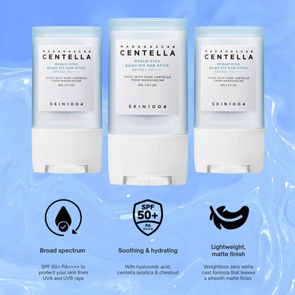 SKIN1004 Madagascar Centella Hyalu-Cica Silky-Fit Sun Stick SPF50+ PA++++
