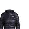 Emporio Armani EA7 SS23 Giacca Imbottita Casual con Cappuccio Stampa Lettere e Numeri Donna giacche Nero 8NTB14-TN12Z-1200