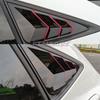 ABS Triangle Louver Shark Gill Shaped Rear Window Decorative Window Vent Cover For Toyota Harrier Venza