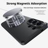 For Samsung Galaxy S26 S25 S24 Case Anti-Fingerprint Anti-Oil Magnetic 360° Rotatable Stand Fine Grip Soft Case Cover