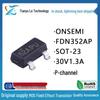 FDN352AP Screen Print 52A SOT-23 30V 1.3A P-Channel MOSFET Transistor