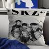 Federe Kpop S-Stray K-Kids Cartone Animato Divano Decorativo Casa Stampa Double-sided Peluche Corto Carino Federa Cuscino