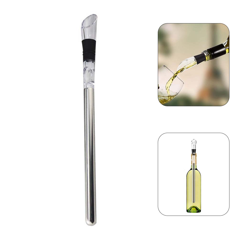 Aerator Pourer Vinflaska Chiller Stick Ice Cooling