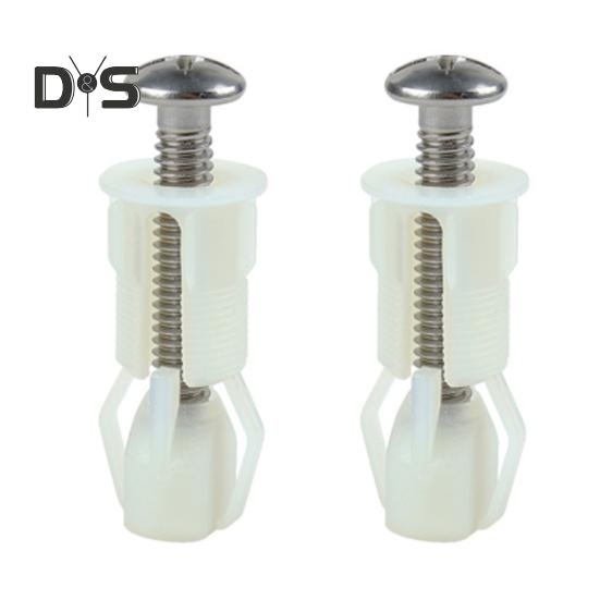 

Комплект из 2/4 болтов для сиденья унитаза, прочные универсальные винты для сиденья унитаза, простая установка, винты для крепления крышки унитаза 2pcs