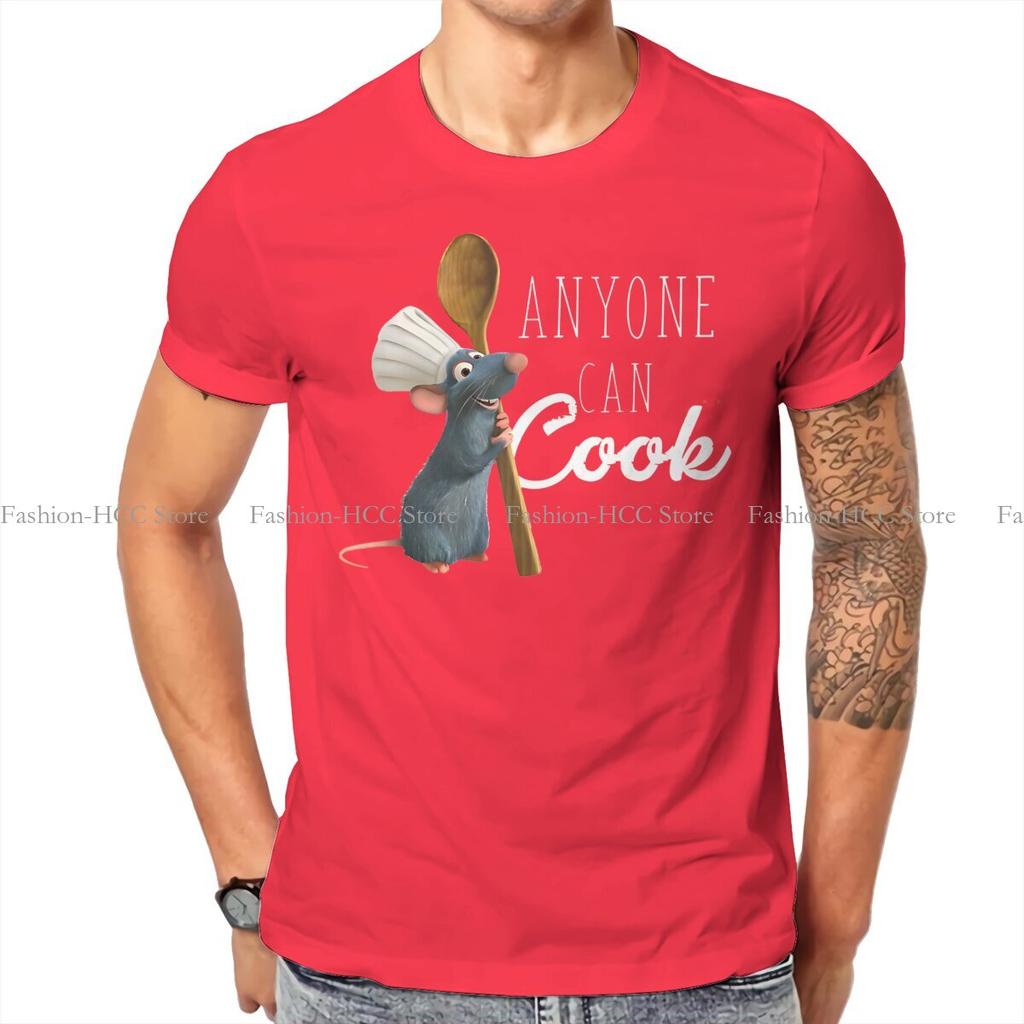 Remy Anyone Can Cook Tshirt For Unisex Ratatouilles Cartoon Clothing Style T Shirt Homme