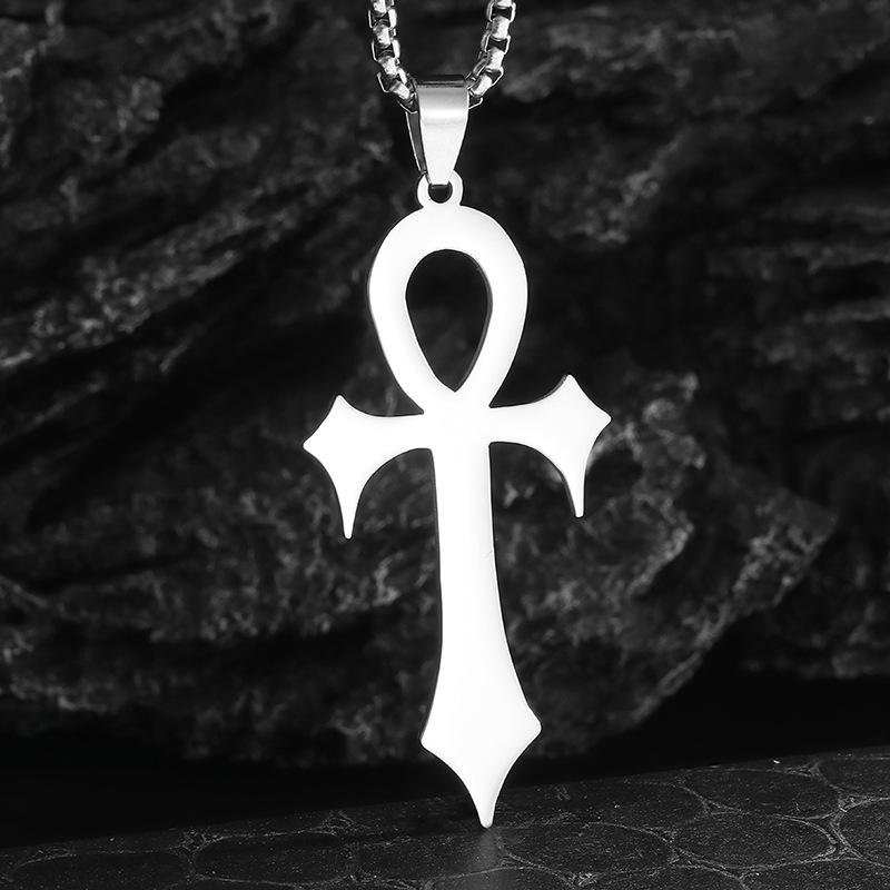 Style Jewelry Cuban Chao Anka Cross Light Luxury High-end Pendant Necklace