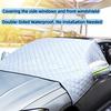 Russian Winter Car Snow Shield | Magnetic Windshield Cover for Frost, Ice & UV Protection | Universal Fit, Heavy Duty, No Installation Needed