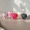 heart-shaped 3D candle resin casting mold silicone resin core for manual molds DIY wax melt decoration mold Heart-shaped craft gypsum mold