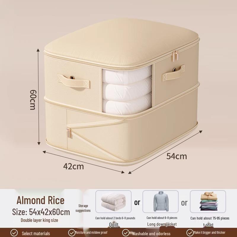 See-through Down Jacket Storage Bag: Large Capacity Vacuum-Pack for Travel & Moving