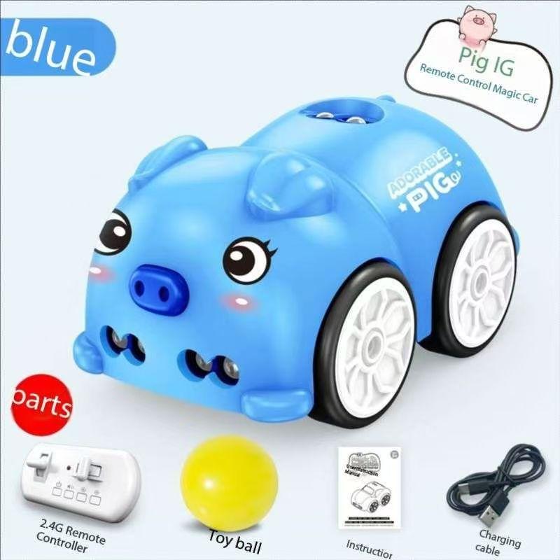 Remote-controlled Induction Car with Intelligent Obstacle Avoidance,Following,Line-tracing,Drifting,Charging Capabilities Children's Electric Toy Car
