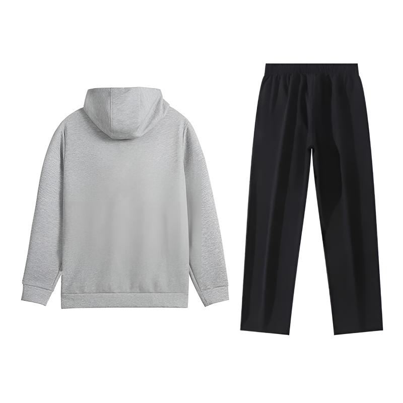 Li-Ning Minimalist Fashion Design Commuter Comfortable Loose Versatile Hooded Cardigan Sweatshirt Casual Sports Suit AWDVP47-1AKLUC0C-1