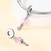 Pink Lovely Purple Gradient Star Charm Copper Genuine Bead Fits Genuine Charm Bracelets Bead Jewellery Gift For Wom