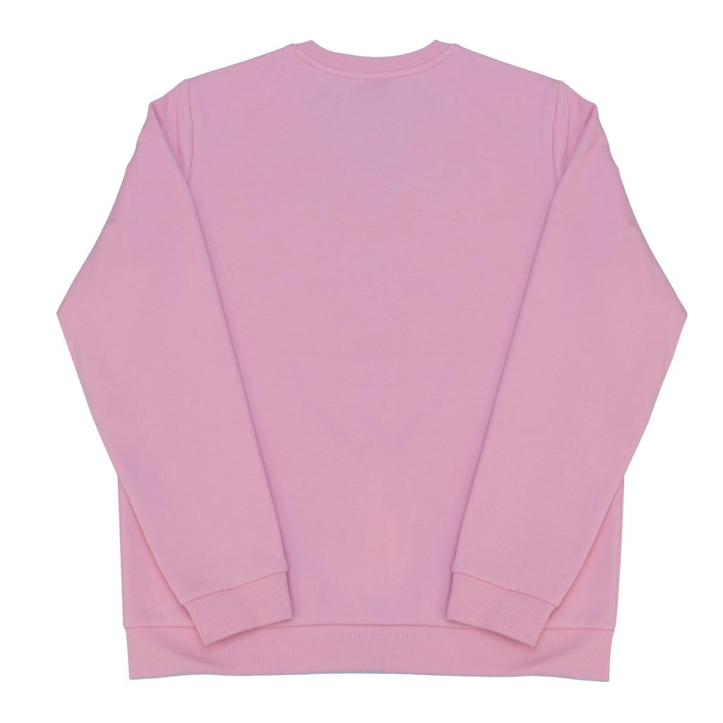 Skechers Retro Minimalist Series Printed Letter Logo Comfortable Solid Color Casual Loose Round Neck Sweatshirt Women sweatshirt Pink RF-L424W008-00K7