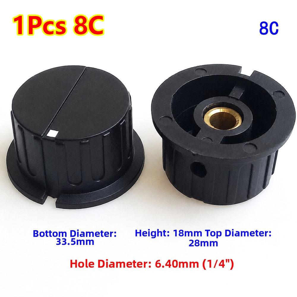 1Pcs ABS Plastic Potentiometer Knob Volume Adjustment Knob  for Instrument Control Panel