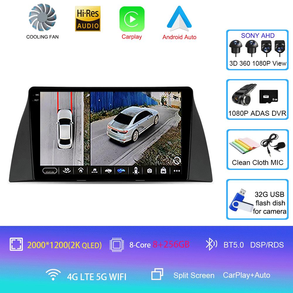 Car Radio Android 14 Wireless Carplay Auto For Chery Tiggo T11 2005-2020 Multimedia Video Player Navigation GPS WIFI 4G Stereo