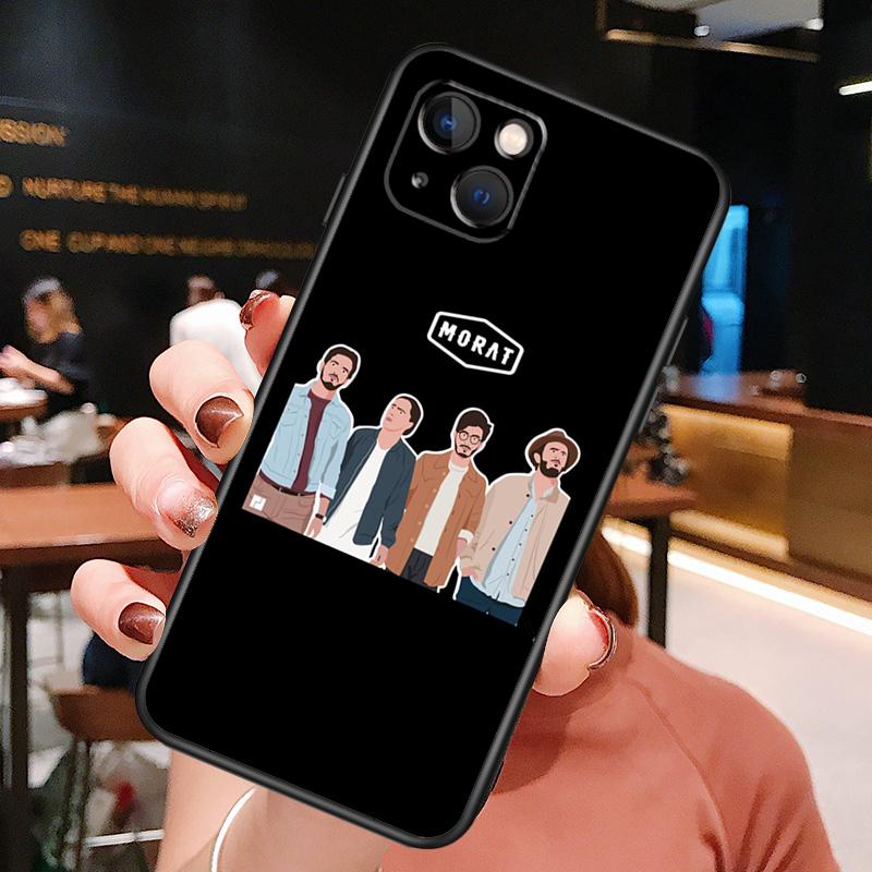 Morat Band Phone Case For iPhone XR X XS Max 11 12 13 14 15 16 Pro Max Plus Back Cover