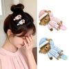 Acrylic Sweet Barrettes Pajama Bear Hairpin Kawaii Hair Clip Kids Hair Accessories
