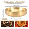 4 Pcs Food Stainless Steel Round Shape Dog Cat feeder Bowl Large Opening Shallow Dish Pet feeding & watering supplies