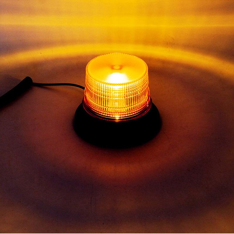 Warning Flashing Beacon Emergency Indication LED Lamp Car Rotating Traffice Safety Light Magnet Ceiling Box Flash Strobe